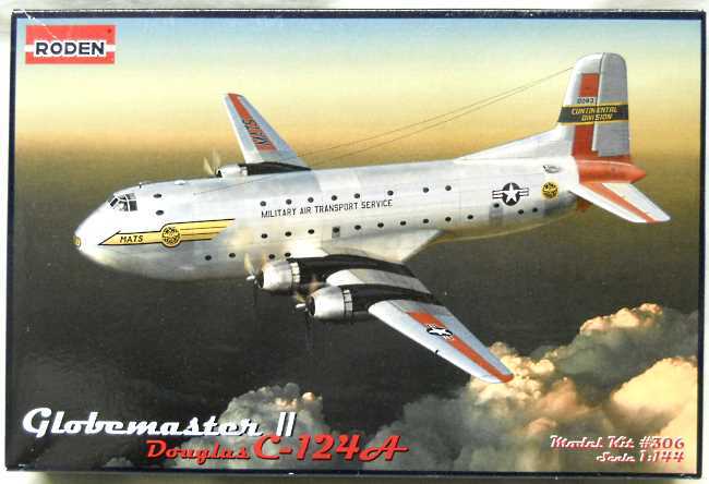 Roden 1/144 Douglas C-124A Globemaster II MATS, 306 plastic model kit